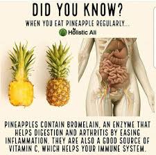 Pineapples Foodnutritiondatabase Health And Nutrition Natural Cure For Arthritis Health Facts