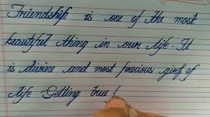 Free alphabet letters cursive handwriting practice. Cursive Writing Friendship Learn Calligraphy Youtube