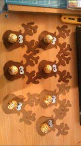 Auch als tischkarte zu verwenden. Rudolph Mit Ferrero Rocher Nase Basteln Weihnachten Rocher Basteln Weihnachten Basteln Weihnachten Papier