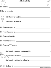 Students choose whether to use i or me in practice sentences. School Theme Page At Enchantedlearning Com School Help School Info Student Information