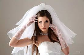In a wedding dress — Little Caprice