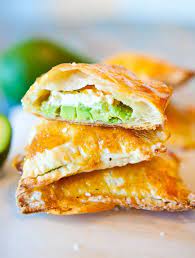Avocado Cream Cheese And Salsa Stuffed Puff Pastries Recipes Avocado Recipes Food