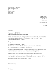 Consumer Complaint Letter Following Are Suggestions On How To Write An Effective Letter Of Consumer Com Letter Templates Letter Example Letter Templates Free
