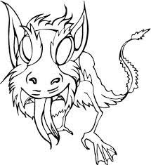 coloriage monstre effrayant coloriages a imprimer gratuits anime manga magi le labyrinthe de la magie