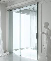 Disponibili in vetro satinato o trasparente con vari modelli e dimensioni. Preventivoporta In Vetro 1 Anta Scorrevole E 1 Anta Fissa Con Binario Minimale