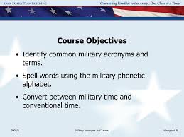 When used in combat situations it . Ppt Military Acronyms And Terms Powerpoint Presentation Free Download Id 543436