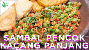 Namun tentunya rasa tetap enak apalagi bila disantap bersama nasi panas. Resep Sambal Pencok Kacang Panjang Youtube