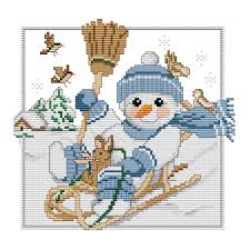 Learn about the spruce crafts' editorial process. Famelof 14ct Stamp Diy Room Needlework Christmas Snowman Canvas Cross Stitch K704 Walmart Canada