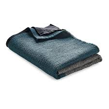 Duschtuch Blockstreifen Anthrazit Blau Manufactum Duschtuch Manufactum Tuch