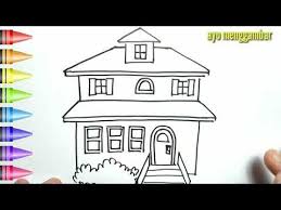 Gambar rumah tingkat untuk diwarnai blog images sumber : Gambar Rumah Bertingkat Untuk Anak Tk