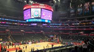 staples center section pr16 row 2 seat 6 home of los