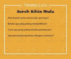 Tebak Tebakan Lucu Jorok Yang Bikin Malu Sendiri Yedepe Com Bikins Cak Person