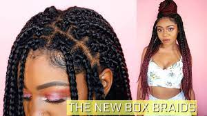 How To Individual Crochet Box Braids Step By Step Improved Techniqu Box Braids Tutorial Braids Step By Step Diy Hairstyles