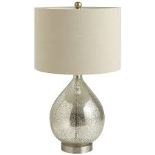 Teardrop Luxe Lamp Mercury Glass Table Lamp Silver Table Lamps Mercury Glass Lamp