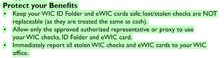 Wondering how you can use your ewic card? 2