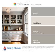 Ellie gray is a beautiful cool gray … neutrals grey siding paint color is gauntlet gray sherwin williams and white trim snowbound by hale navy shutters exterior color dovetail by sherwin williams trim white dove benjamin moore beautiful colors love the garage. I Found These Colors With Colorsnap Visualizer For Iphone By Sherwin Wil Functional Gray Sherwin Williams Functional Gray Ellie Gray Sherwin Williams Cabinets