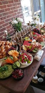 Fruit And Veggie Table Decor Graduation Party Foods Brunch Buffet Baby Shower Brunch