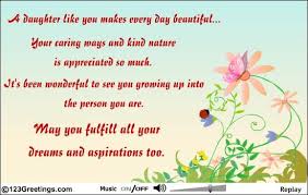 Happy Birthday Letter For Husband Miles Away A Daughter Makes Every Day Lovely Message For Best Friend Family Cards Card Sayings