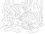 Cute Sea Creatures Clipart Black And White