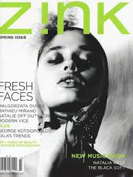 Zink Magazine March 2013 Cover by Arcin Sagdic with model Robin Schenk  (Zink Magazine)
