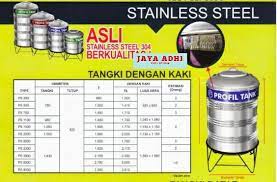 Tangki air, tandon air, toren air profil tank solusi air bersih, kokoh & indah. Tangki Tandon Air Stainless Profil Tank Ps 380 Lazada Indonesia