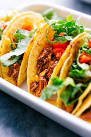 Easy Rotisserie Chicken Tacos With Simple Taco Seasoned Meat Crispy Corn Tortilla Shells Rotisserie Chicken Tacos Shredded Chicken Recipes Easy Chicken Tacos