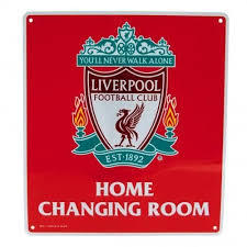 Liverpool are one of the most. Liverpool Fc Changing Room Sign Lfc Merchandise Football Gifts Shop