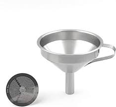 Shopping we only recommend products we love and that we think you will, too. Amazon Com 304 Stainless Steel Strainer Funnel Dia 11cm Kitchen Stainless Steel Funnel With Handle And Detachable Strainer Filter Ym413 Kitchen Dining