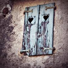 When installed, they protect against burglary, uv rays, and weather elements without impeding your outdoor view. Wooden Window Shutters With Heart Shape Stock Photos Freeimages Com