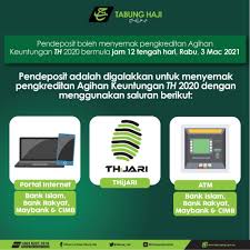 March 2, 2021 1:09 pm. Dividen Th 2021 Tabung Haji Umum Keuntungan 3 10 Bagi Tahun 2020