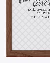 This is a downloadable psd file brought to you by vectogravic. Wooden Sign Mockup In Outdoor Advertising Mockups On Yellow Images Object Mockups