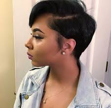 55+ short hairstyle ideas for black women. Esmereearielle Thick Hair Styles Hair Styles Short Hair Styles