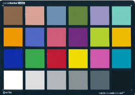 Colorchecker X Rite With 24 Color Squares Used For Color
