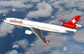 der abflug mit dem flugzeug mcdonnell douglas md 11 erfolgt punktlich um 17 20 uhr auf dem airport zurich aviation aircraft passenger