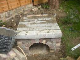 Picture Of Lay The Lintels Bread Oven Pizza Bread Brick Pizza Oven Outdoor