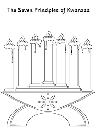 Kinara The Seven Principles Of Kwanzaa Coloring Pages Kids Play Color In 2020 Kwanzaa Principles 7 Principles Of Kwanzaa Kwanzaa Activities
