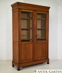 Antik Bucherschrank Eiche Massiv Jugendstil Um 1920 Vitrinen Schrank Eiche Massiv Bucherschrank Jugendstil