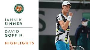 P2h a obtenu cinq balles de break. David Goffin Vs Jannik Sinner Round 1 Highlights I Roland Garros 2020 Youtube