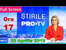 Watch live, find information here for this television station online. Stirile Protv 22 Aprilie 2019 Ora 17 Protv News 22 April 2019 Time 17 Youtube Online Youtube