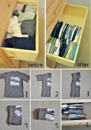 Another Way To Save Space In Your Drawers Is To Change The Way You Re Holding And Storing Your Cl Dorm Room Organization Dorm Room Hacks Organization Bedroom