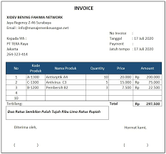 Pengertian invoice umumnya merupakan surat tagihan yang berisi catatan nominal tertentu kepada pelanggan. Contoh Invoice Tagihan Barang