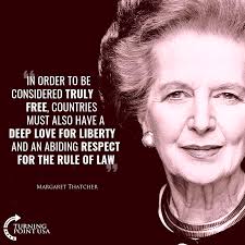 Margaret Thatcher Is ABSOLUTELY RIGHT! You Can Not Have A Free Nation  Without A People Who Love, Fight For, & Preserve Freedom-Based Values!  #iHeartAmerica #BigGovSucks