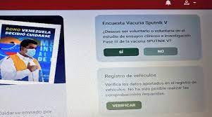 Añadió que en octubre continuará este plan de vacunación con la fase ii en las escuelas, para así garantizar la cobertura del 100% en todo el país. Sistema Patria Activo Registro De Voluntarios Para La Vacuna Sputnik V