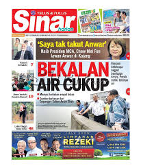 Live tv one, liga 2 gojek traveloka persija vs psm siaran langsung tv one persija vs psm pertandingan malam ini pukul. Sinar Harian Antara Tajuk Utama Sinar Harian Edisi Perak Hari Ini Saya Tak Takut Anwar Bekalan Air Cukup Dapatkan Naskhah Anda Shmukadepan ÙÙŠØ³Ø¨ÙˆÙƒ