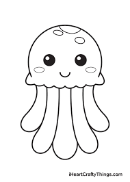 If kids like it, let them try following the steps below! Jellyfish Drawing How To Draw A Jellyfish Step By Step