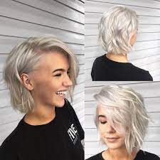 To create the spiral perms, you need to prepare some medium size vertical rods. 27 So Cute Easy Hairstyles For Short Hair Lovehairstyles Com Blonde Bob Hairstyles Short Hair Styles Easy Trendy Short Haircuts