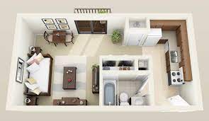 Pin By Amara On Going Up Attic Possibilities Studio Apartment Floor Plans Garage Apartment Interior Studio Apartment Layout