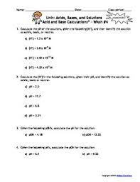 Check spelling or type a new query. Homework Worksheets Acids Bases And Solutions Set Of 7 Answers Included