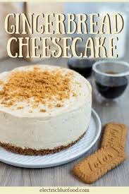 Gingerbread Cheesecake With A Lotus Biscoff Base Gingerbread Cheesecake Food Dessert Recipes