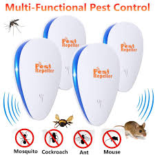 Most ultrasonic mouse repellers are safe for household pets such as dogs and cats which do ultrasonic pest repellers work on roaches? Hqtech Ultrasonic Pest Repeller Pest Control Plug In For Pest Reject Pest Defender Indoor Use For Bug Spider Ant Mice Roach Mosquitoes Other Insects 4 Packs Buy Online In Belize At Belize Desertcart Com Productid